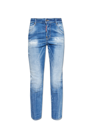 デニム・ジーパン D SQUARED2 SS23 BOSTON JEAN (S75LB0742.S30811 100 WHITE) Light blue Jeans 'Boston' Dsquared2 - Vitkac AS
